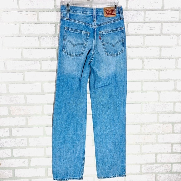 Levi's ‘94 Baggy Straight Leg Distressed Jeans Size 24 - Picture 6 of 10
